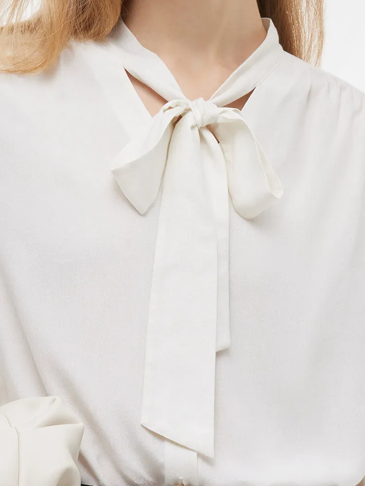 White Ribbon Women Shirt